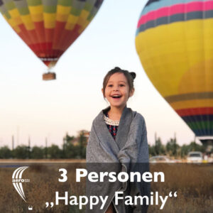 Ballonfahrt 3 Personen “Happy Family”
