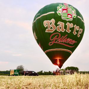 Ballonfahrt Privatbrauerei Barre Pilsener D-OOBB