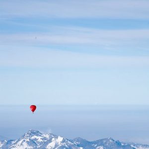 Alpin-Ballonfahrt