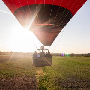 Landung im Brötje Ballon