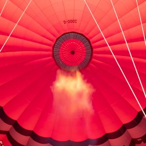Ballonhülle von innen
