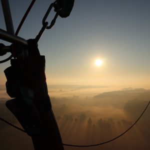 Morgendunst Ausblicke der besonderen Art - das ist Ballonfahren