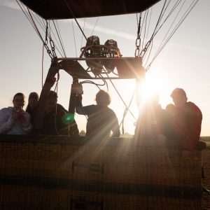 Im Korb mit 10 Personen