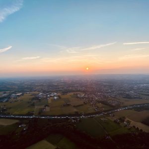 Abendrot über herford